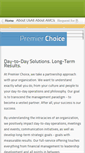 Mobile Screenshot of premierchoiceamc.com